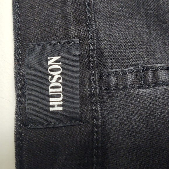 HUDSON Noa Mid-rise Straight Coated Cropped Stretch Jeans Size 31 - Picture 9 of 16